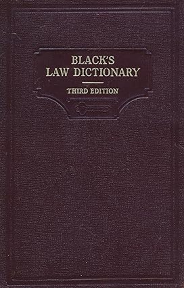 Blacks Law Dictionary Third Edition-image