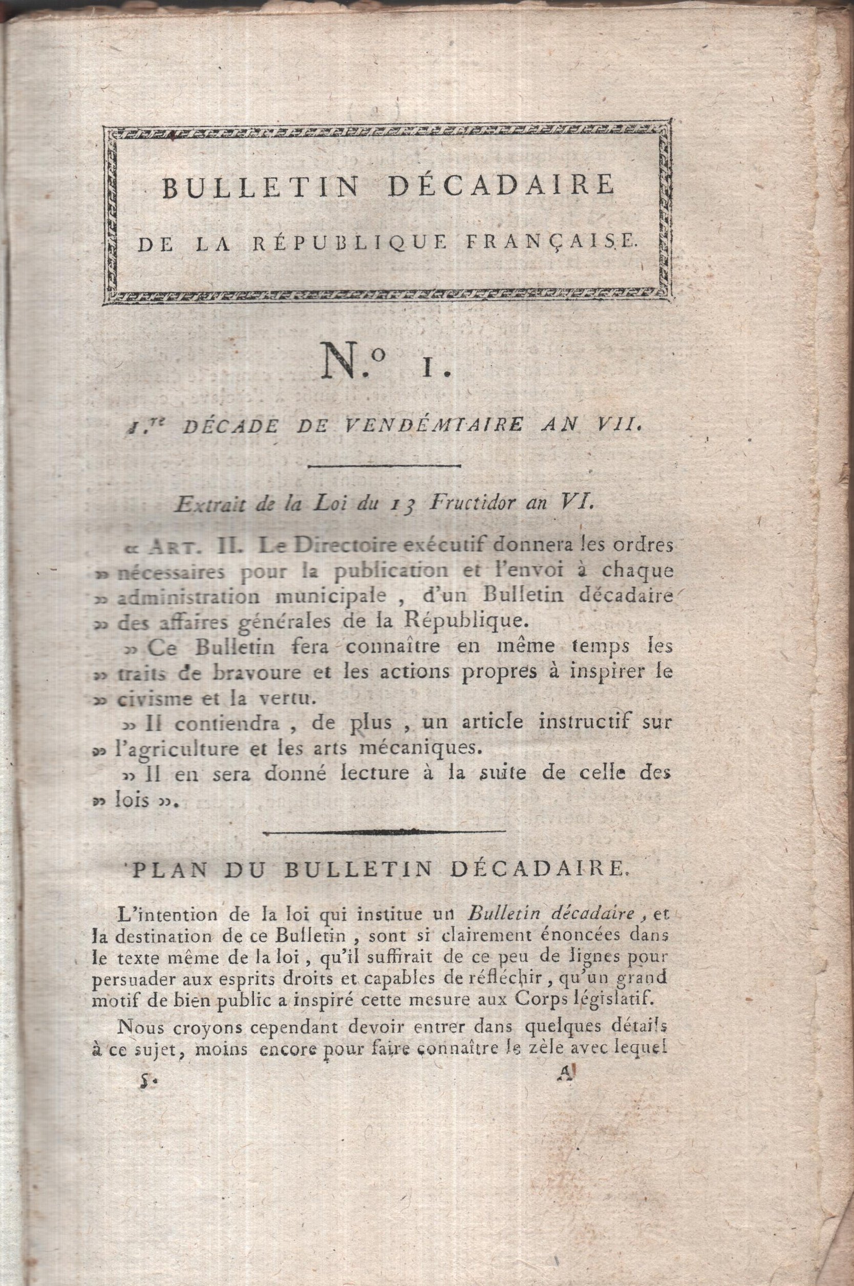 Bulletin DéCadaire …