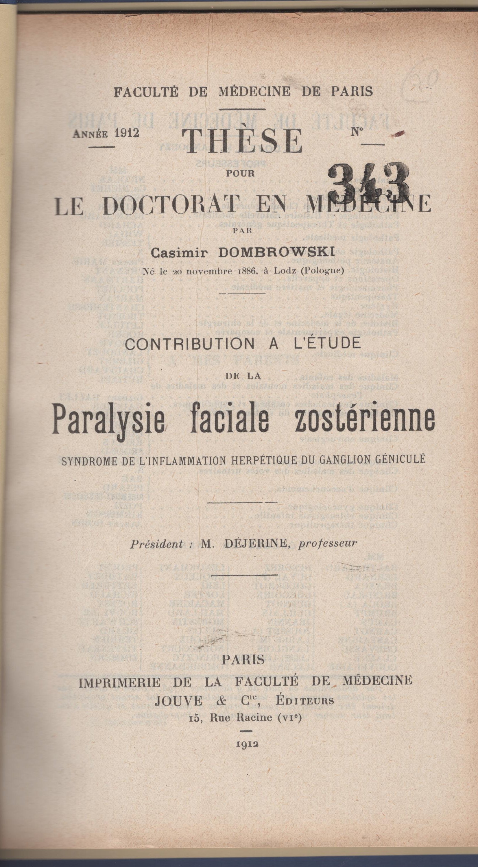 Contribution à L'éT… - image