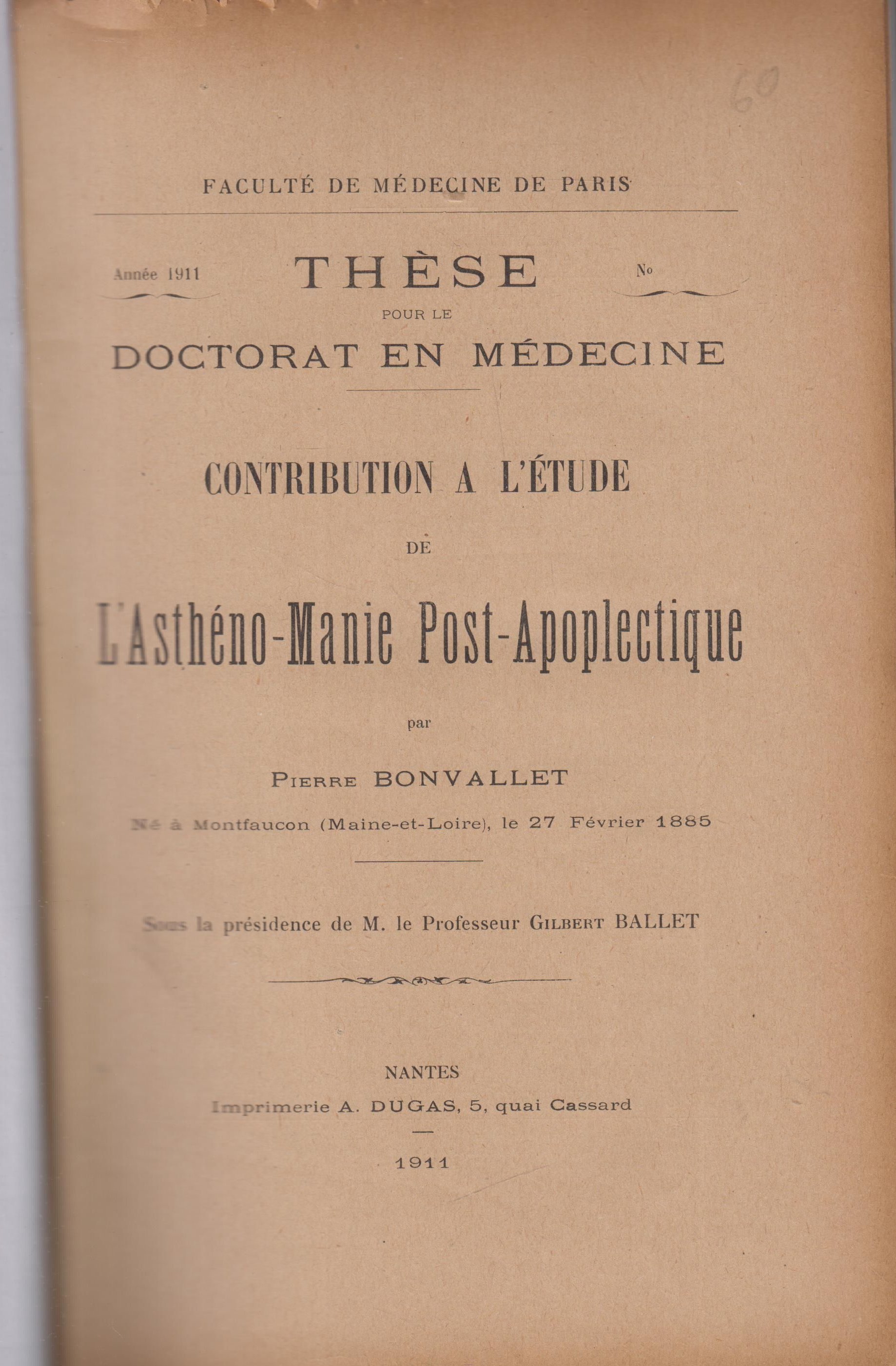 Contribution à L'éT… - image