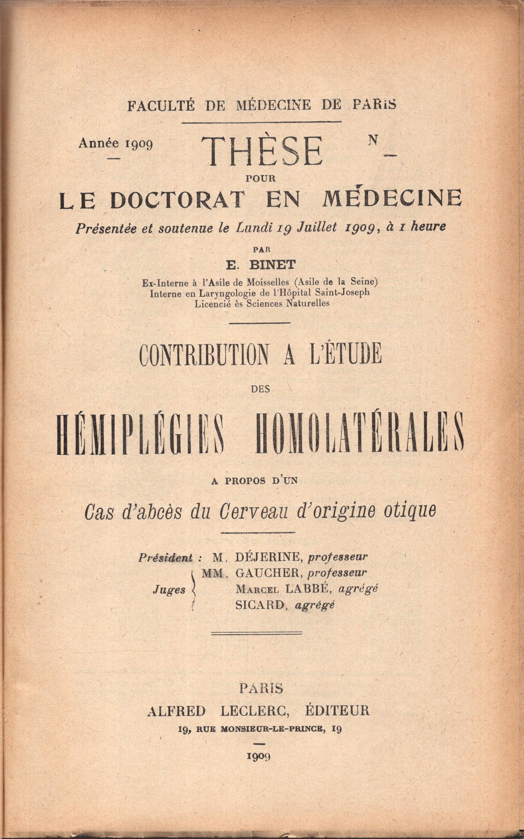 Contribution à L'éT… - image