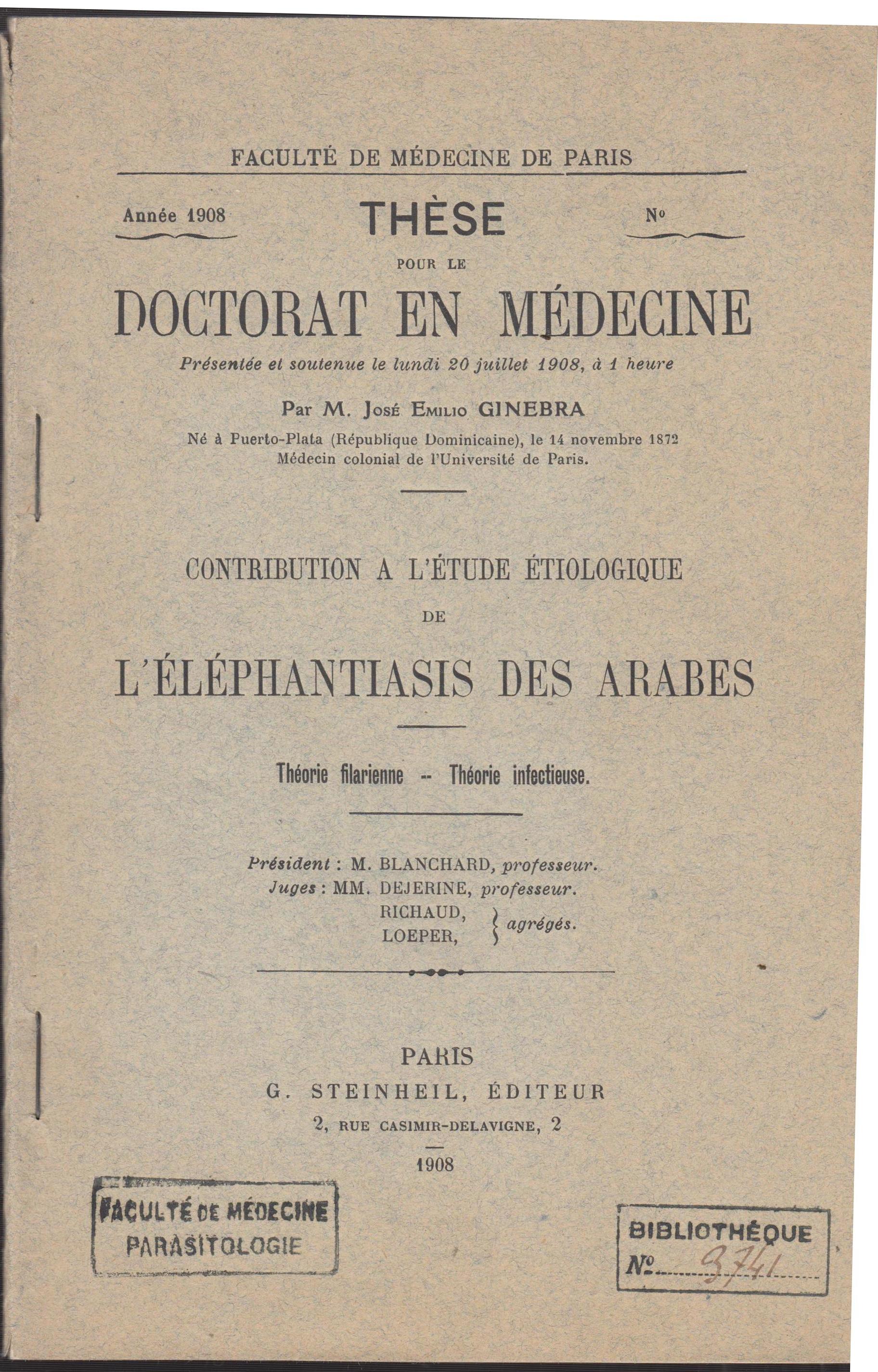 Contribution à L'éT… - image