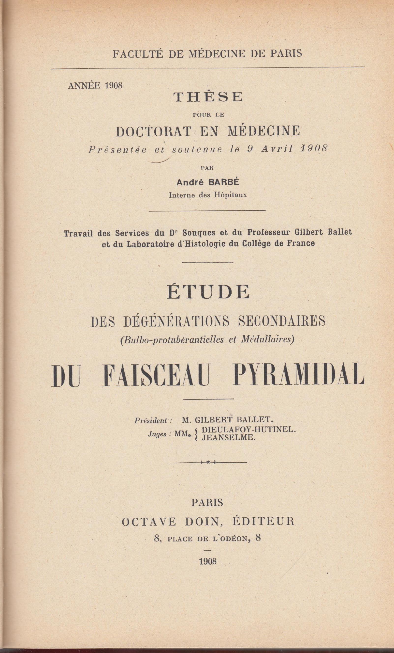 Etude Des DéGéNéRat…