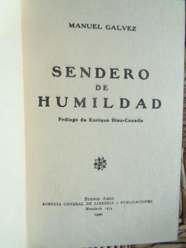 Sendero De Humildad…