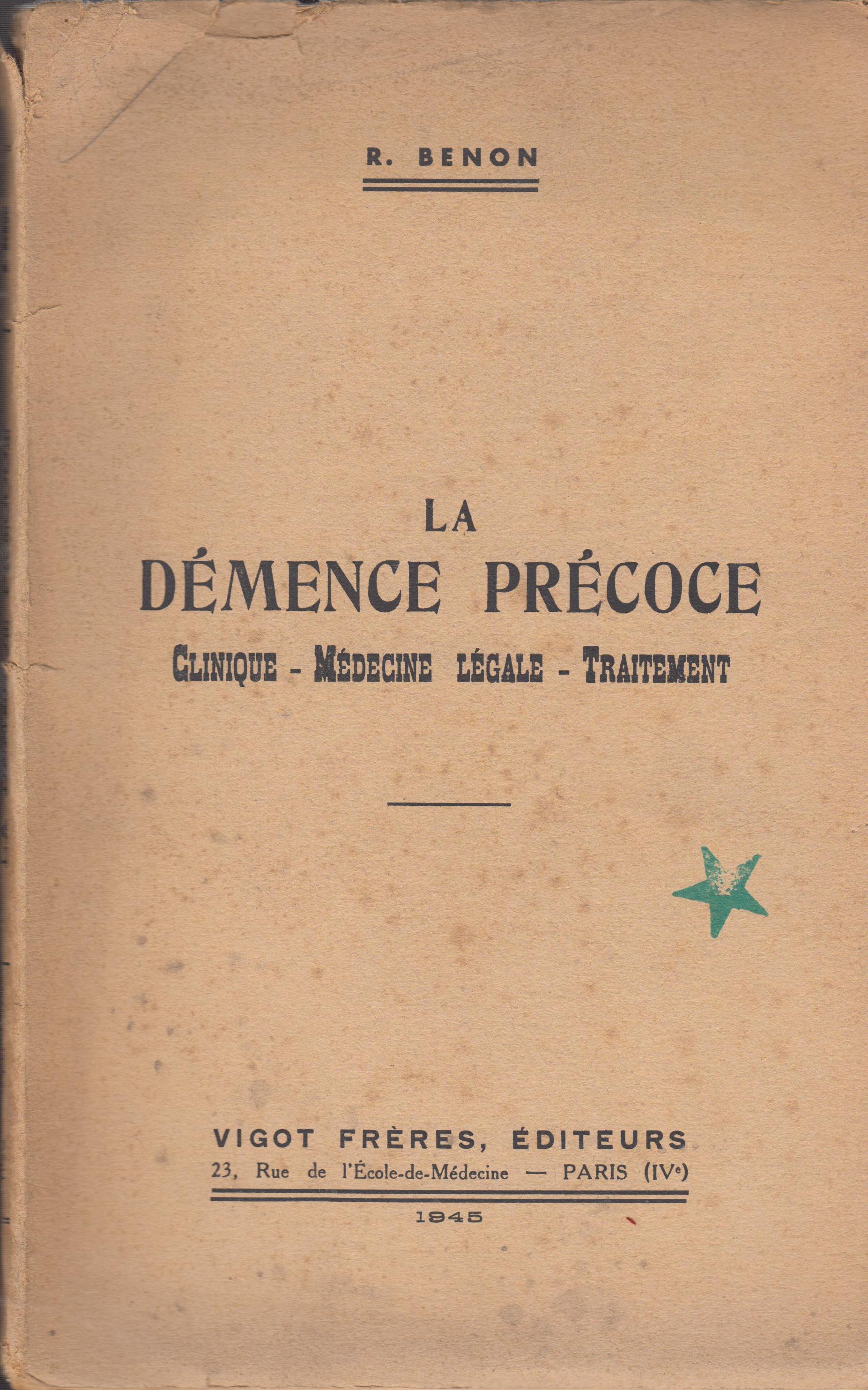 La DéMence PréCoce …