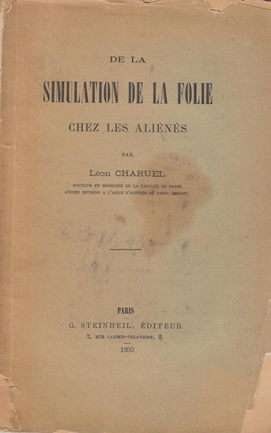 De La Simulation De…