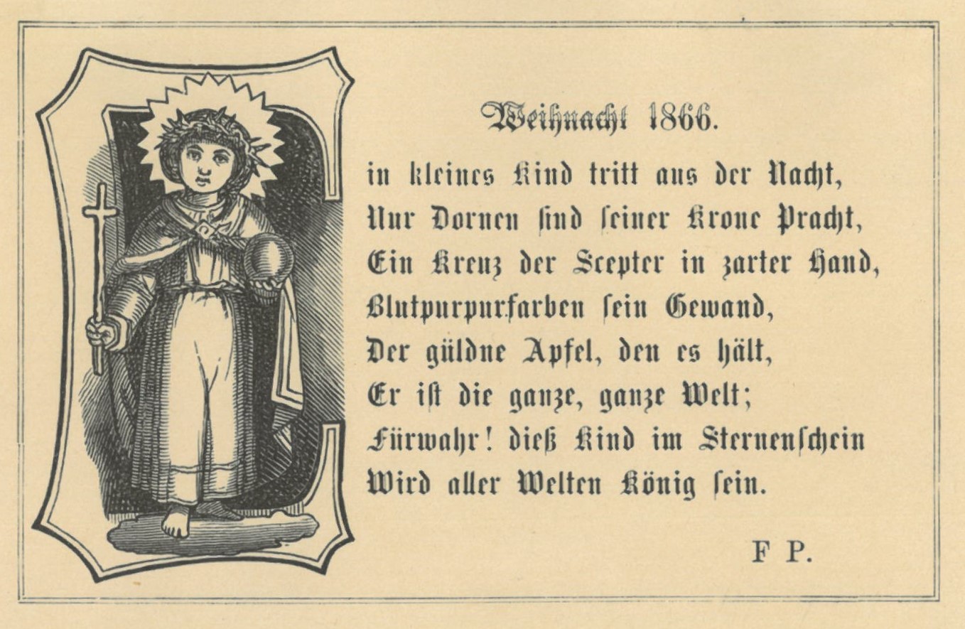 "Weihnacht 1866. Ei…