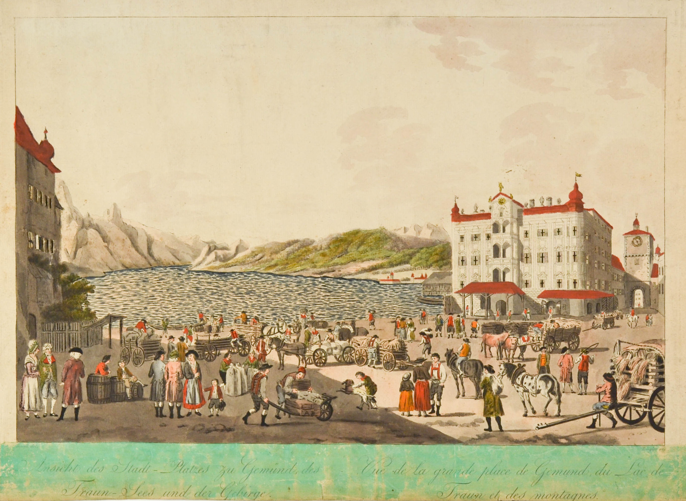 Gmunden. "Ansicht D…