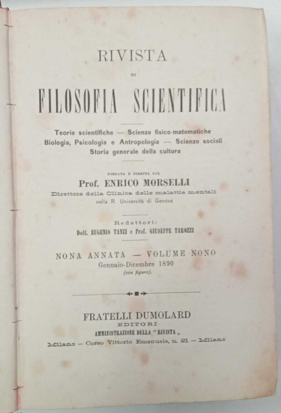 Rivista Di Filosofi… - image