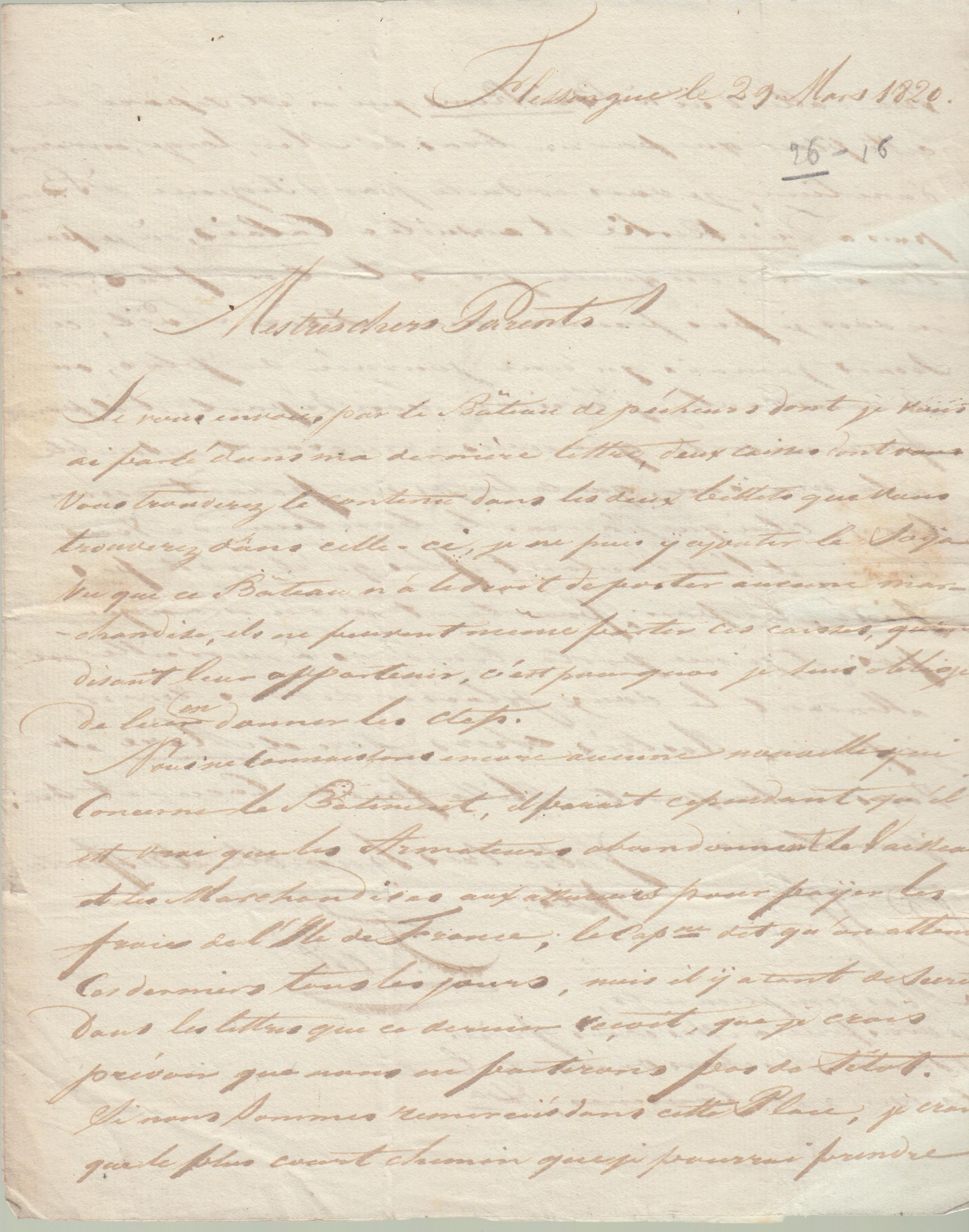 Manuscrit Autograph…