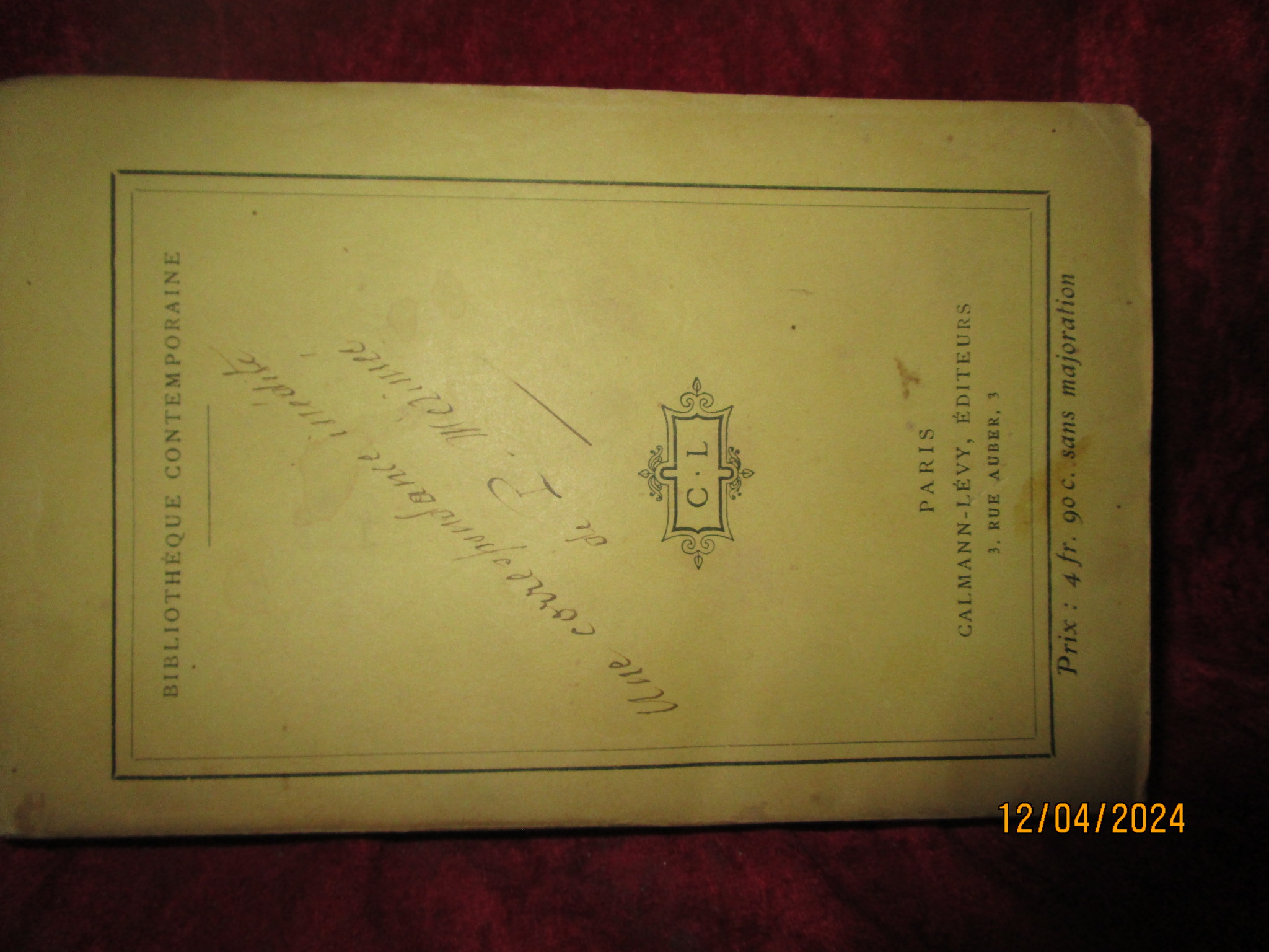 Une Correspondance … - image