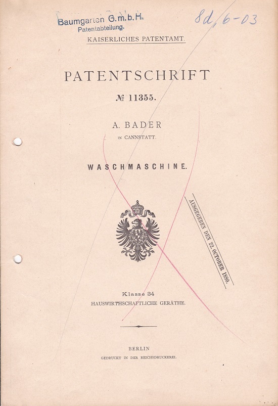 Patentschrift No. 1…