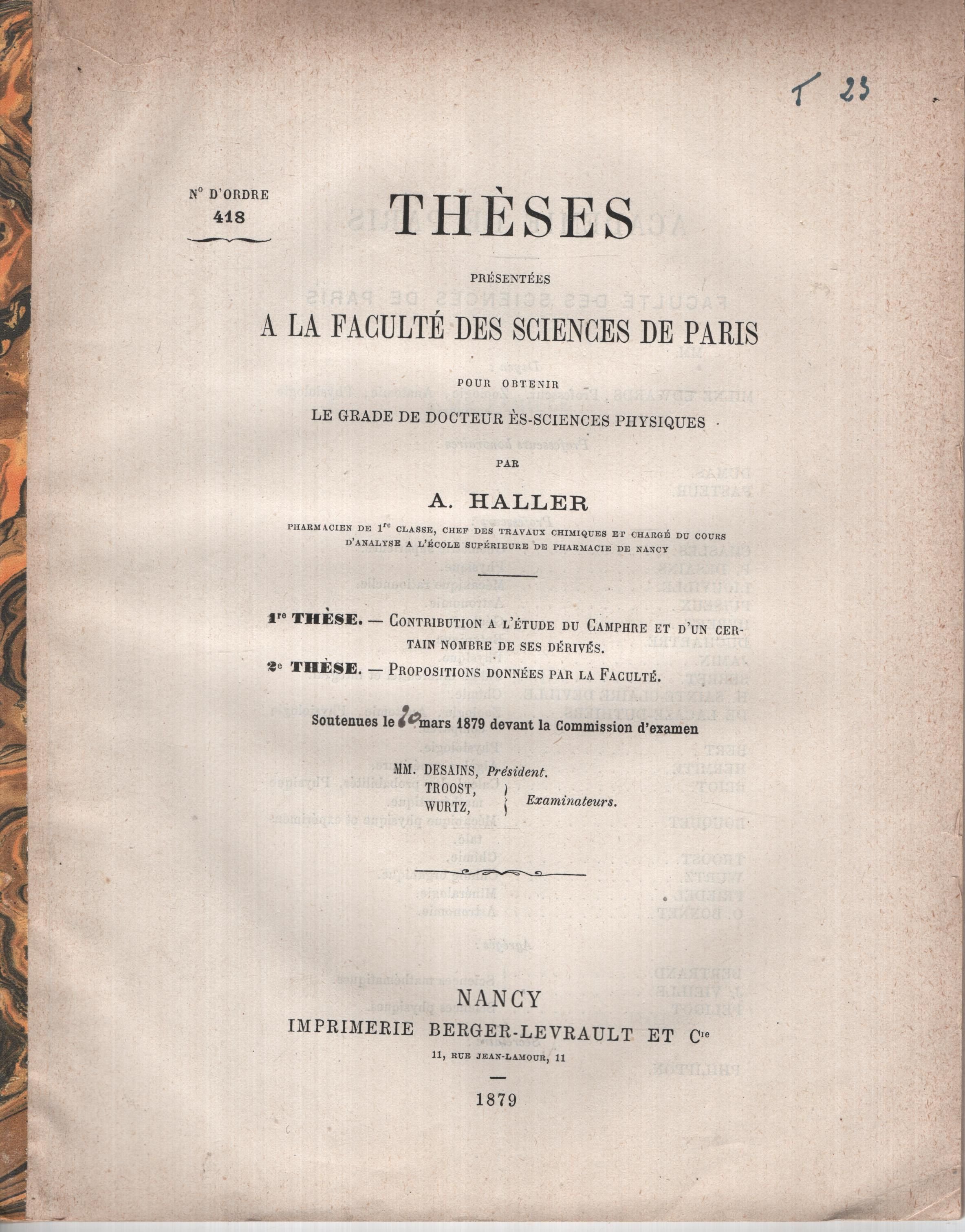 Contribution à L'éT…