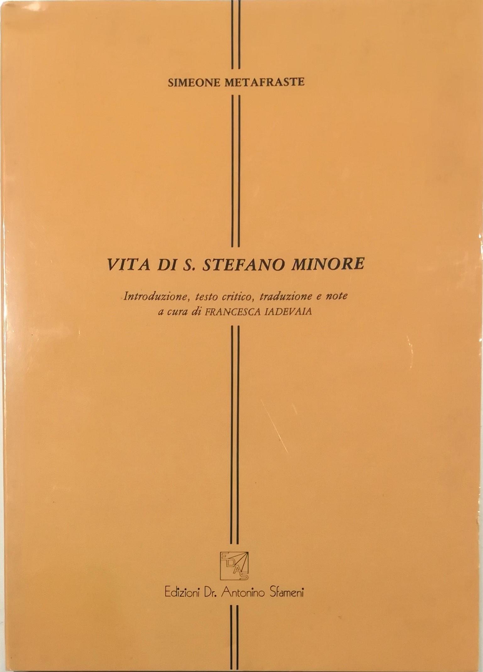 Vita Di S. Stefano …
