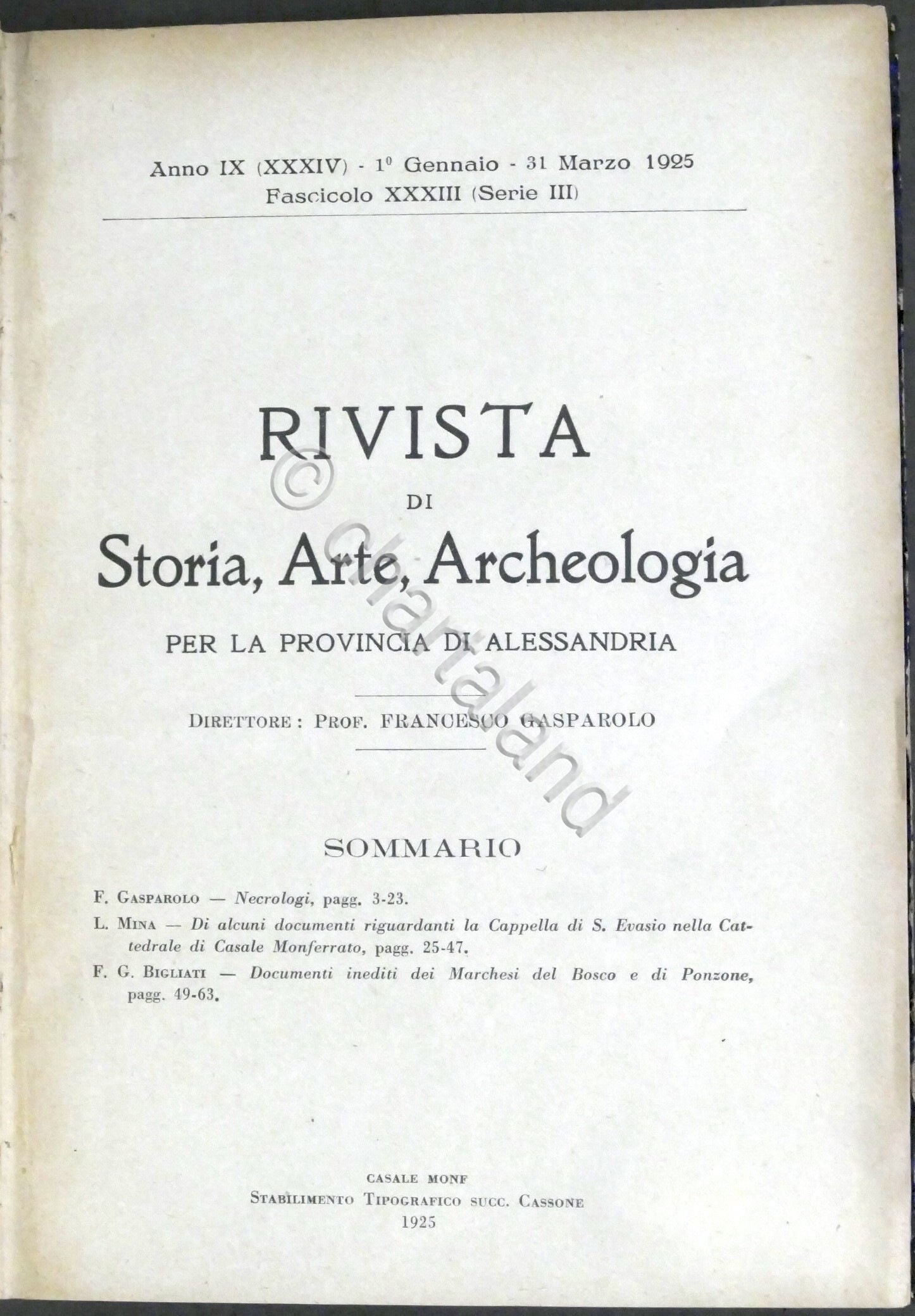 Rivista Di Storia A… - image