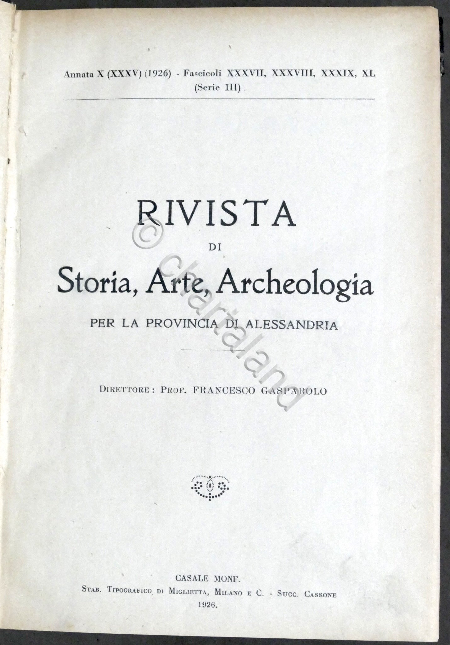 Rivista Di Storia A… - image
