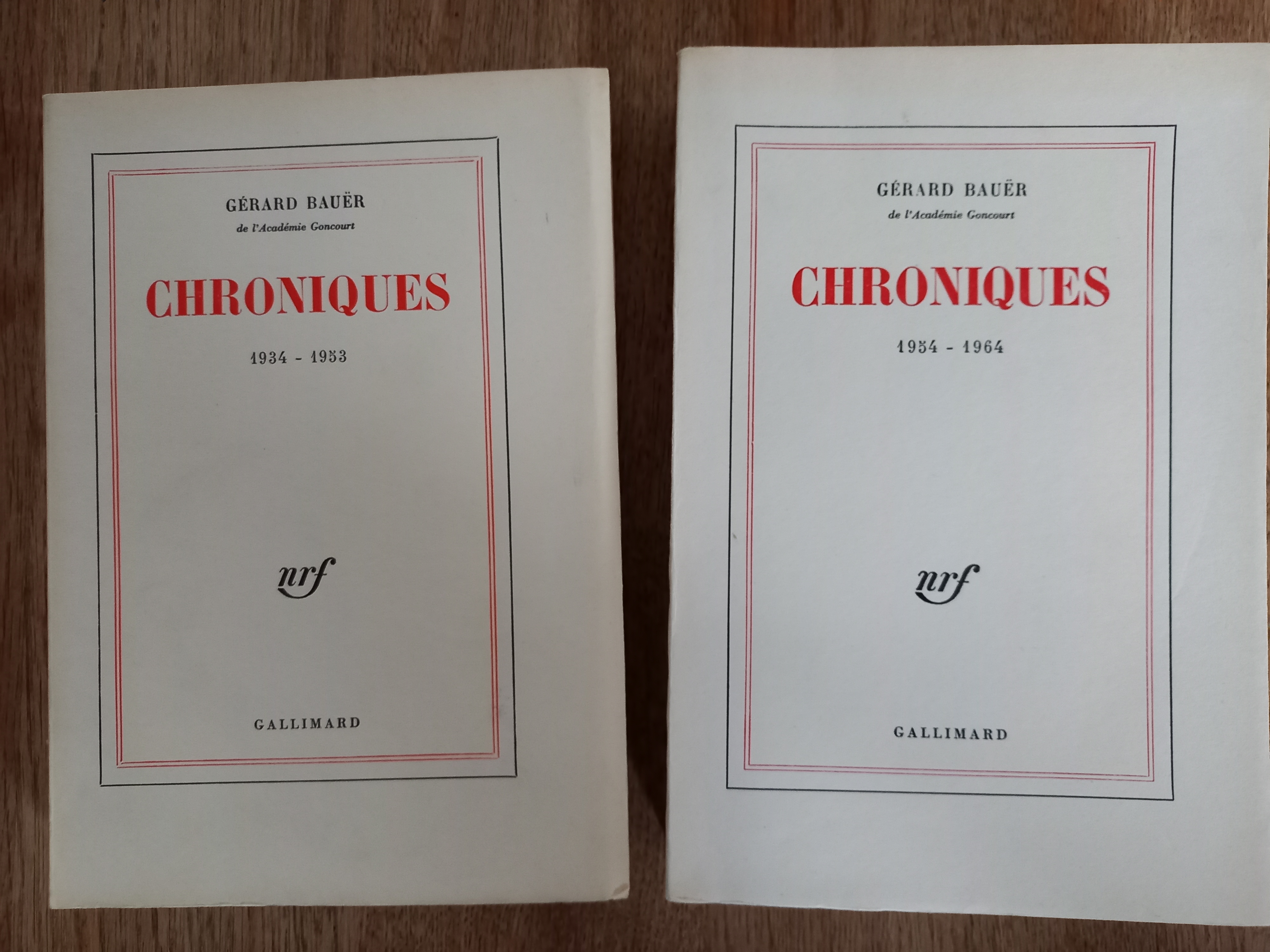 GéRard BauëR - Chro…