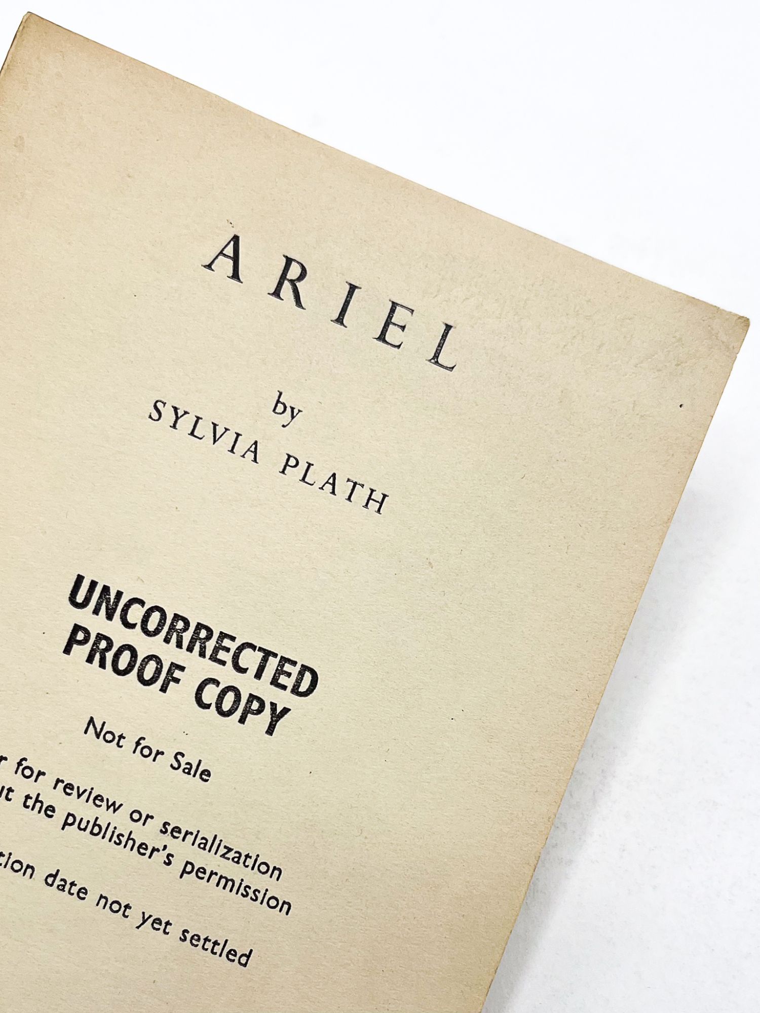 Ariel Plath, Sylvia…