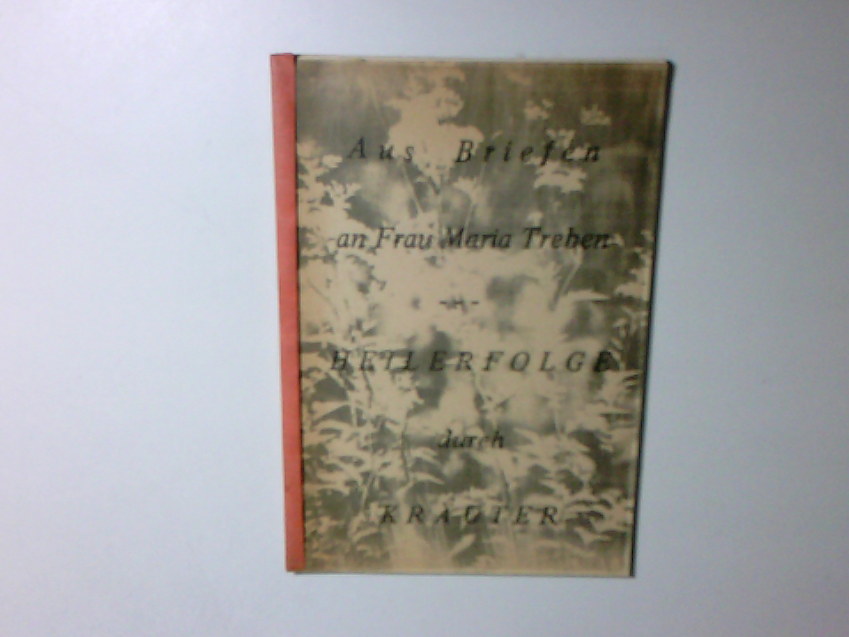 Aus Briefen An Frau…