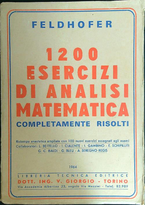 1200 Esercizi Di An…