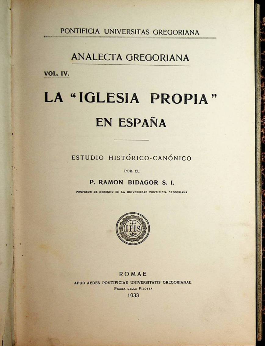 La "Iglesia Propia"…