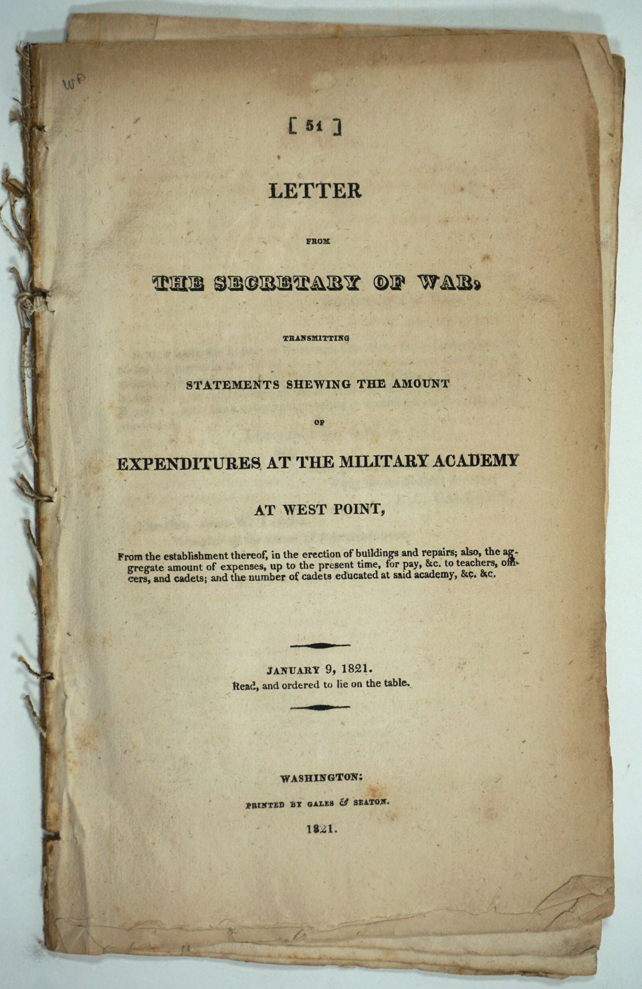 Letter From The Sec…