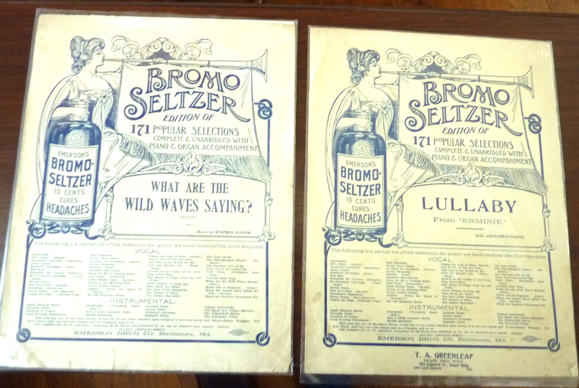 Bromo-Seltzer Sheet…