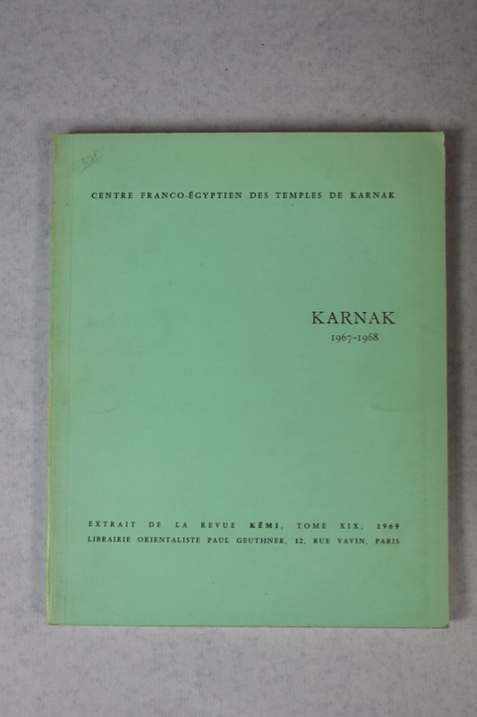 Karnak. 1968-1969. … - image