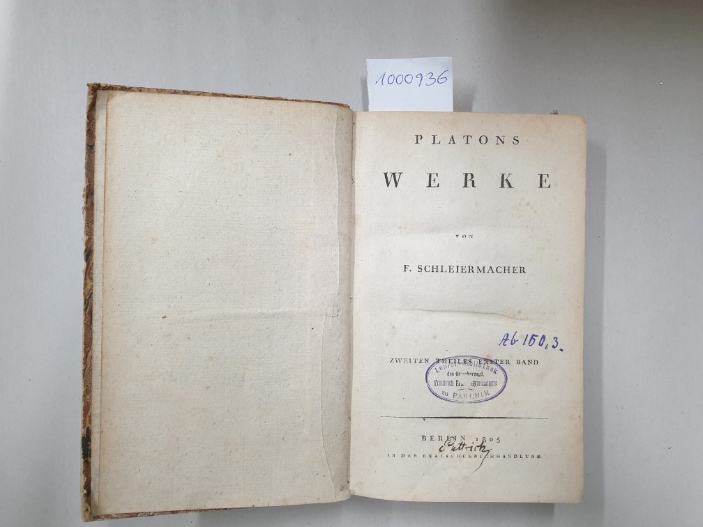 Platons Werke : Zwe…