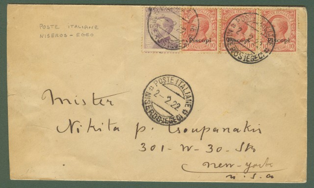 Colonie. Egeo. Lett…