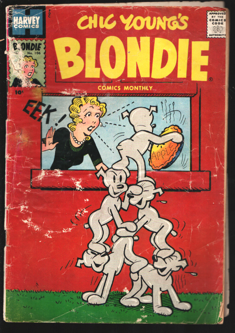 Blondie #210 1957-Harvey-Chic Young art-Dagwood & Daisy Blondie #210 1957-Harvey-Chic Young art-Dagwood & Daisy