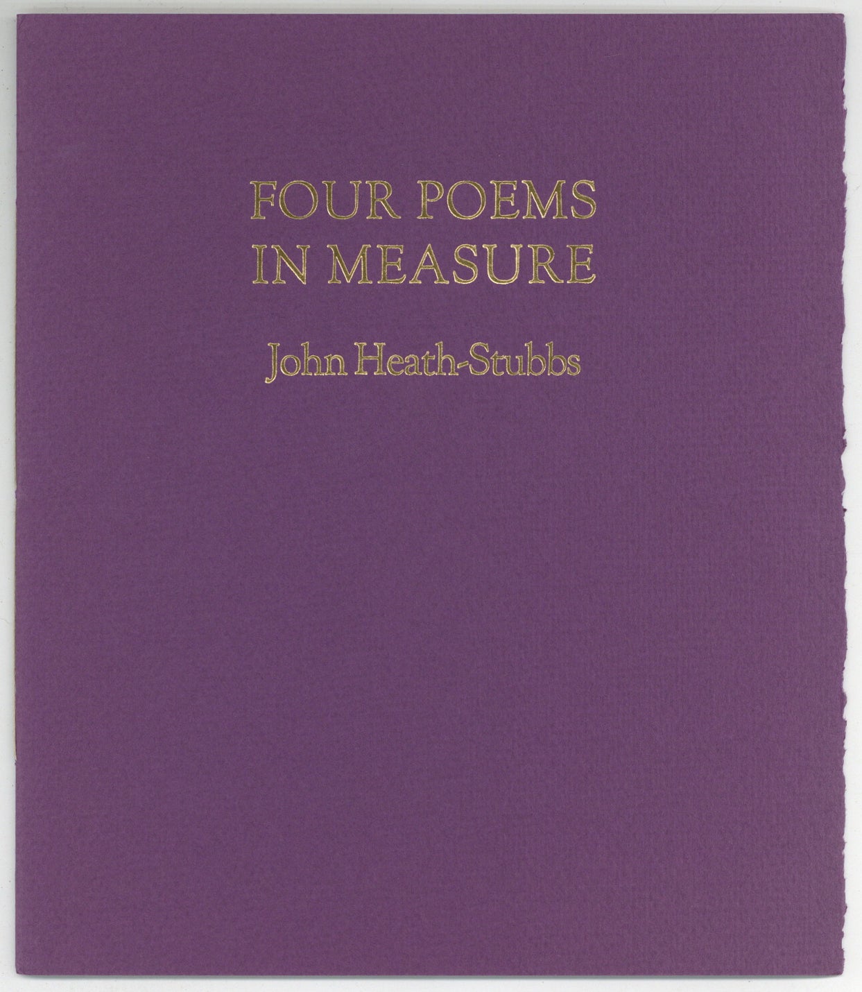 Four Poems In Measu…