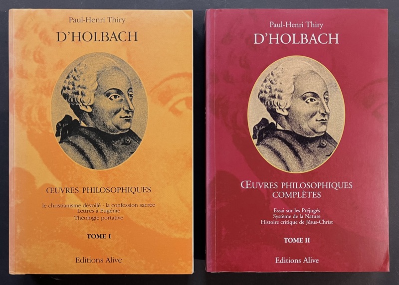 店舗良い Oeuvres Henri Paul Holbach, by volumes] [2 philosophiques 語学+参考書