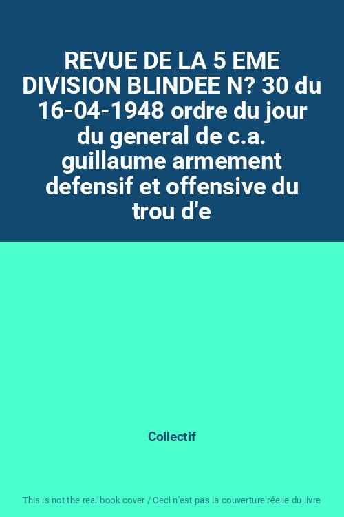 Revue De La 5 Eme D… - image