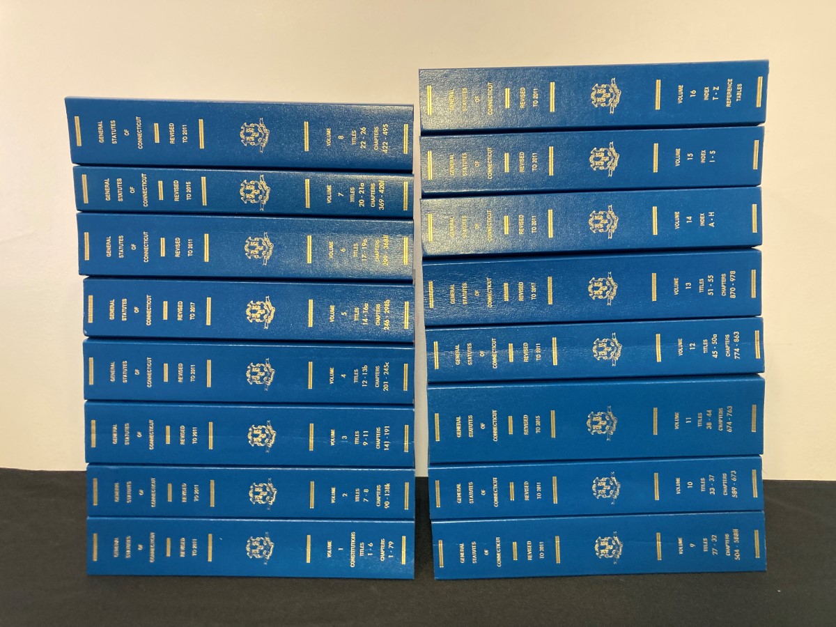 General Statutes Of…