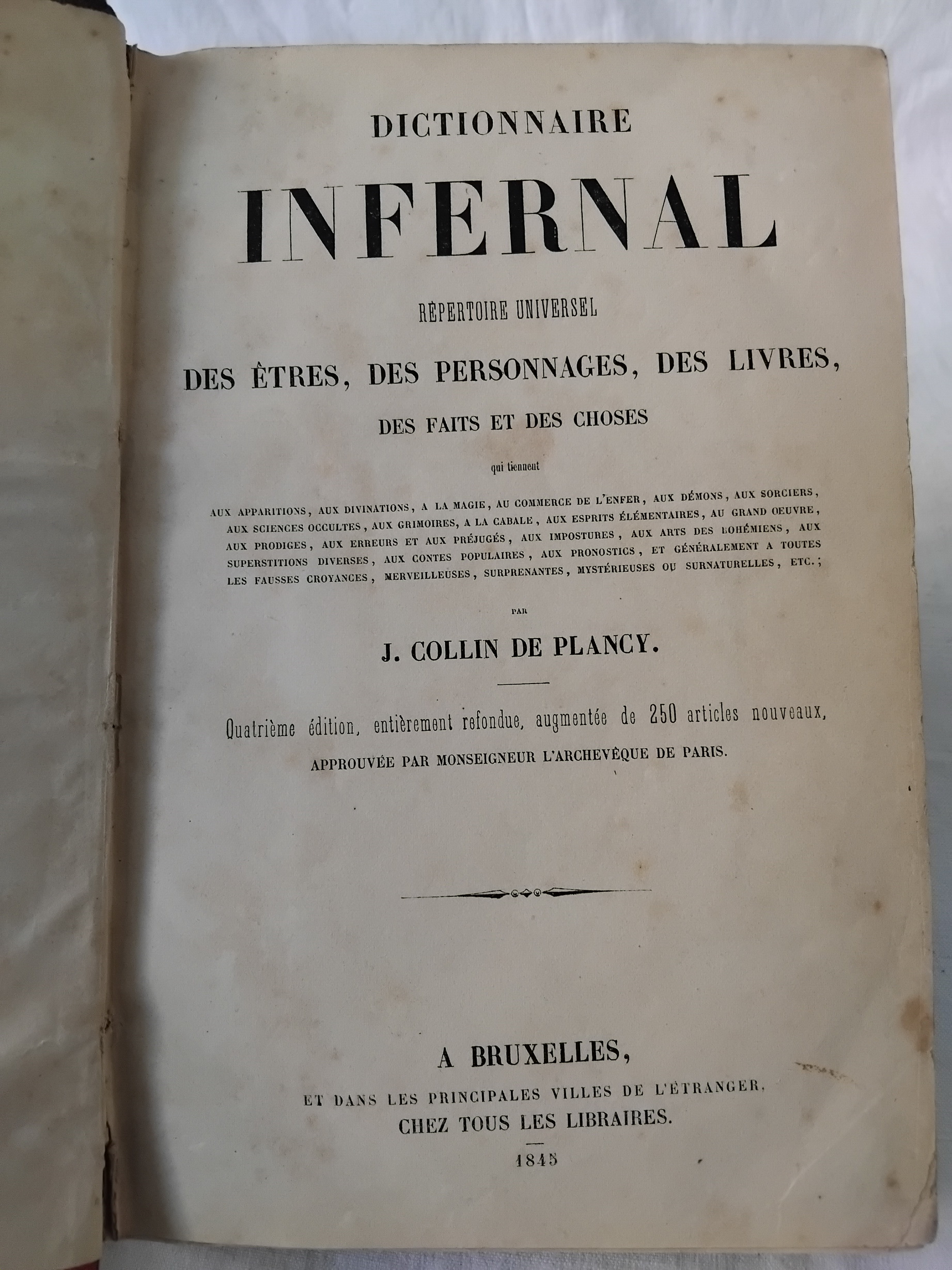 Dictionnaire Infern…
