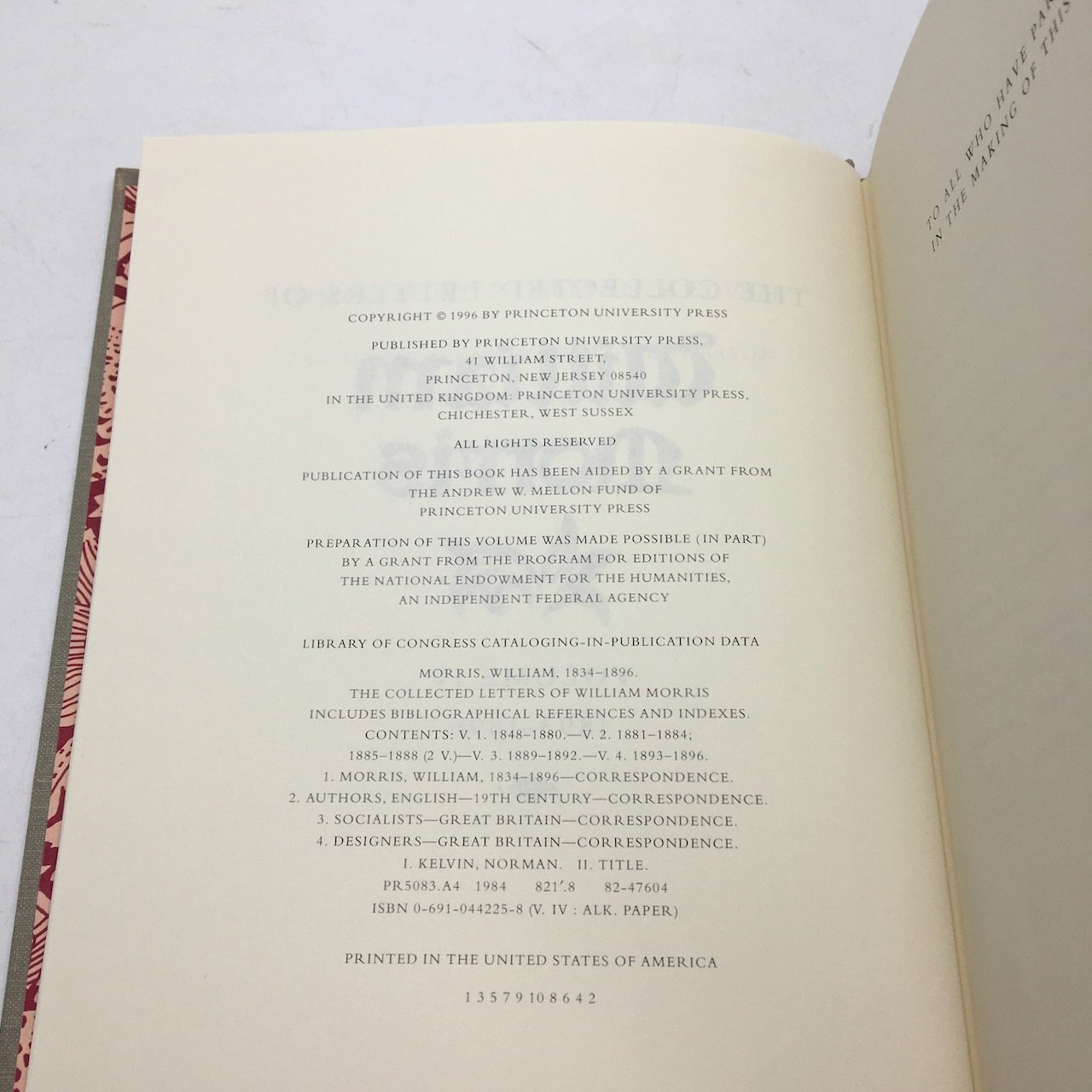 The Collected Letters of William Morris