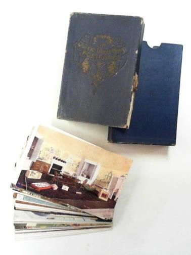 The Kings Bedroom, The Queens Dolls House postcards (Raphael