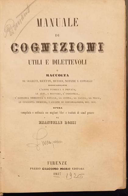 Manuale Di Cognizio… - image