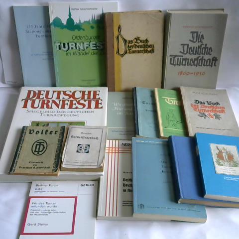 16 BüCher Turnerschaft Schwarze, Max/ Neuendorff, Edmund/ Braungardt, Wilhelm/ …