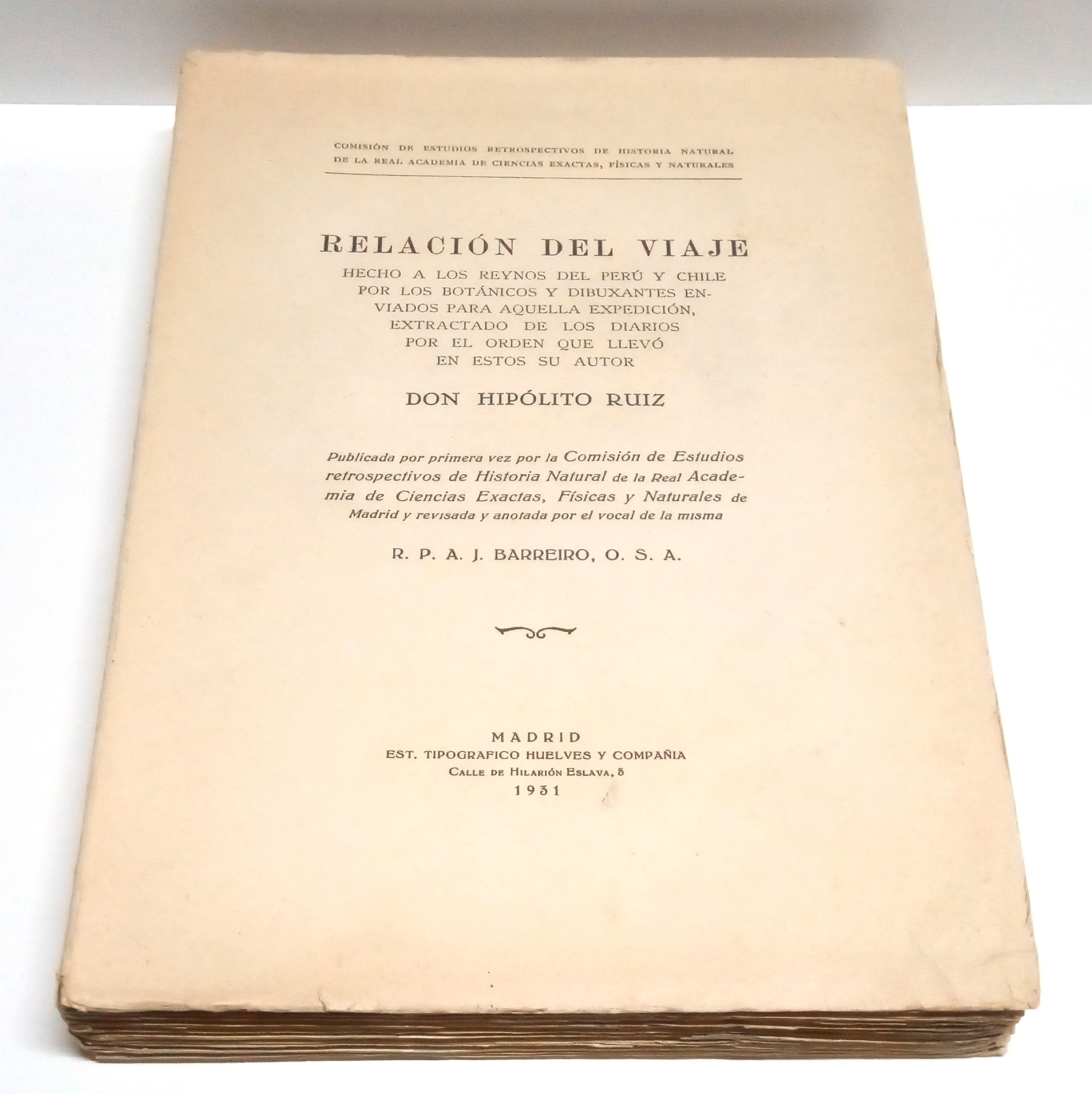 RelacióN Del Viaje …