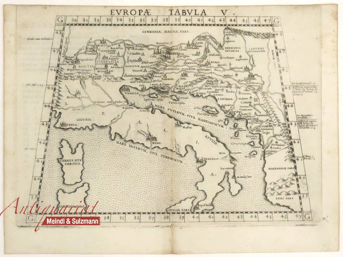 "Europae Tabula V".…