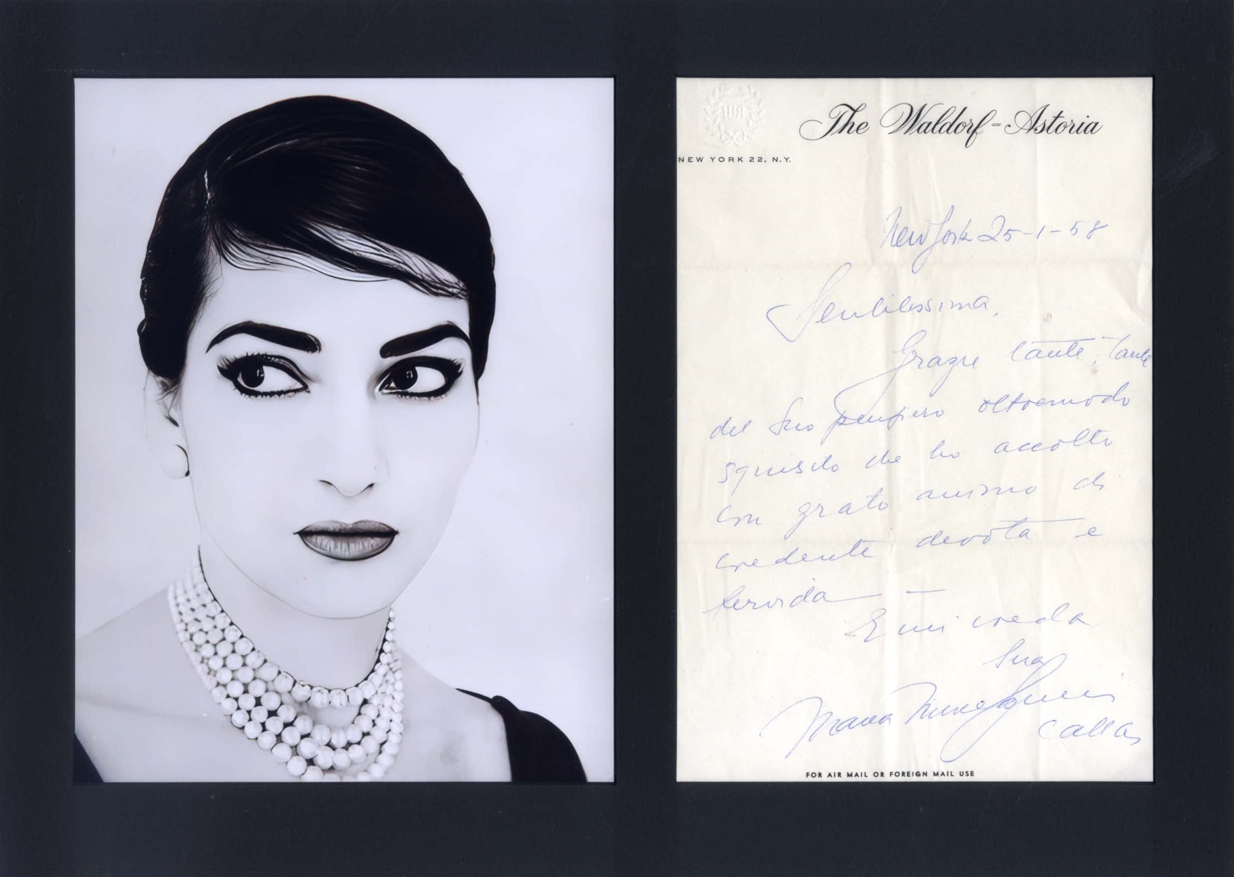 Maria Callas Autogr…
