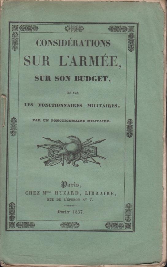 ConsidéRations Sur …