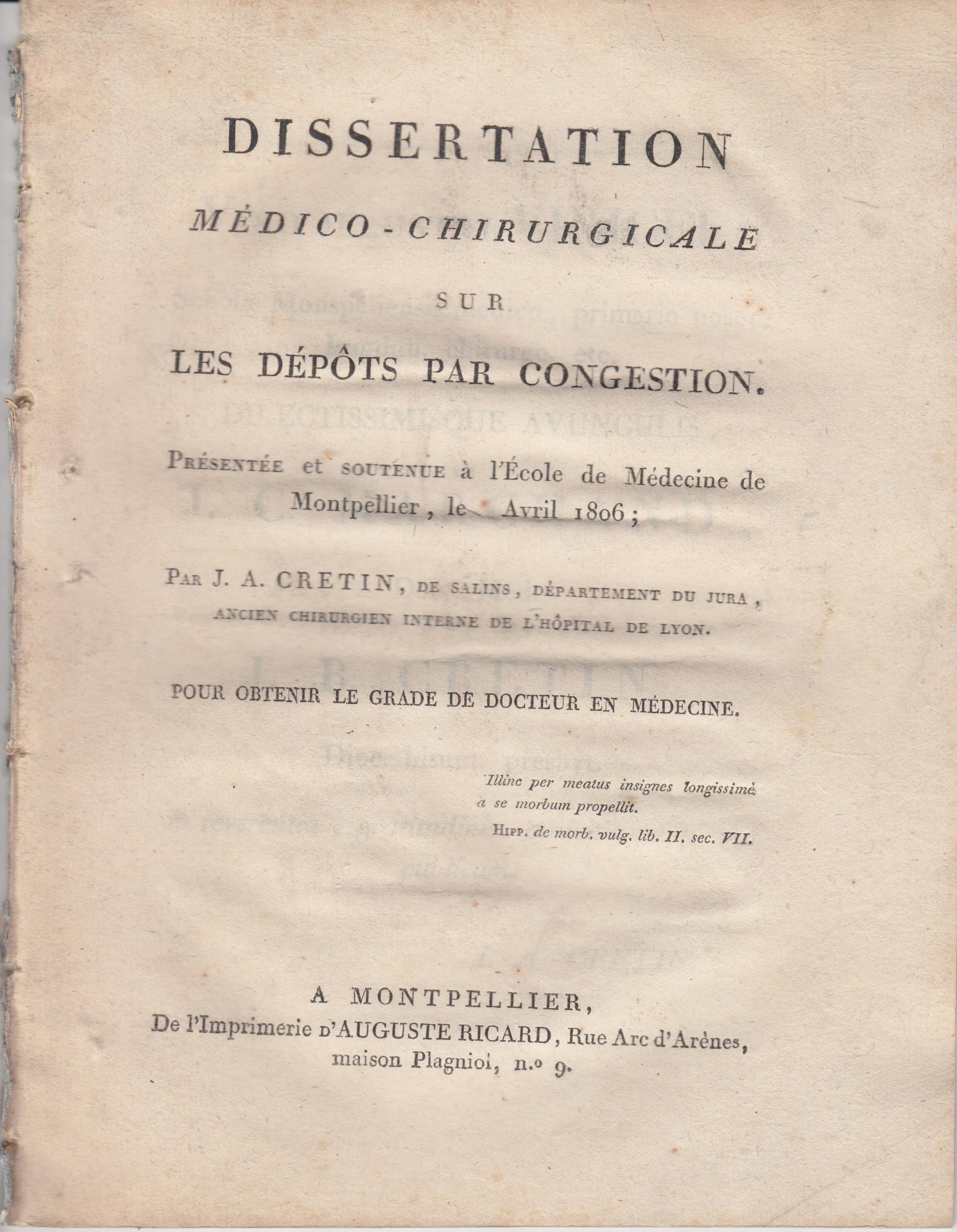 Dissertation MéDico…