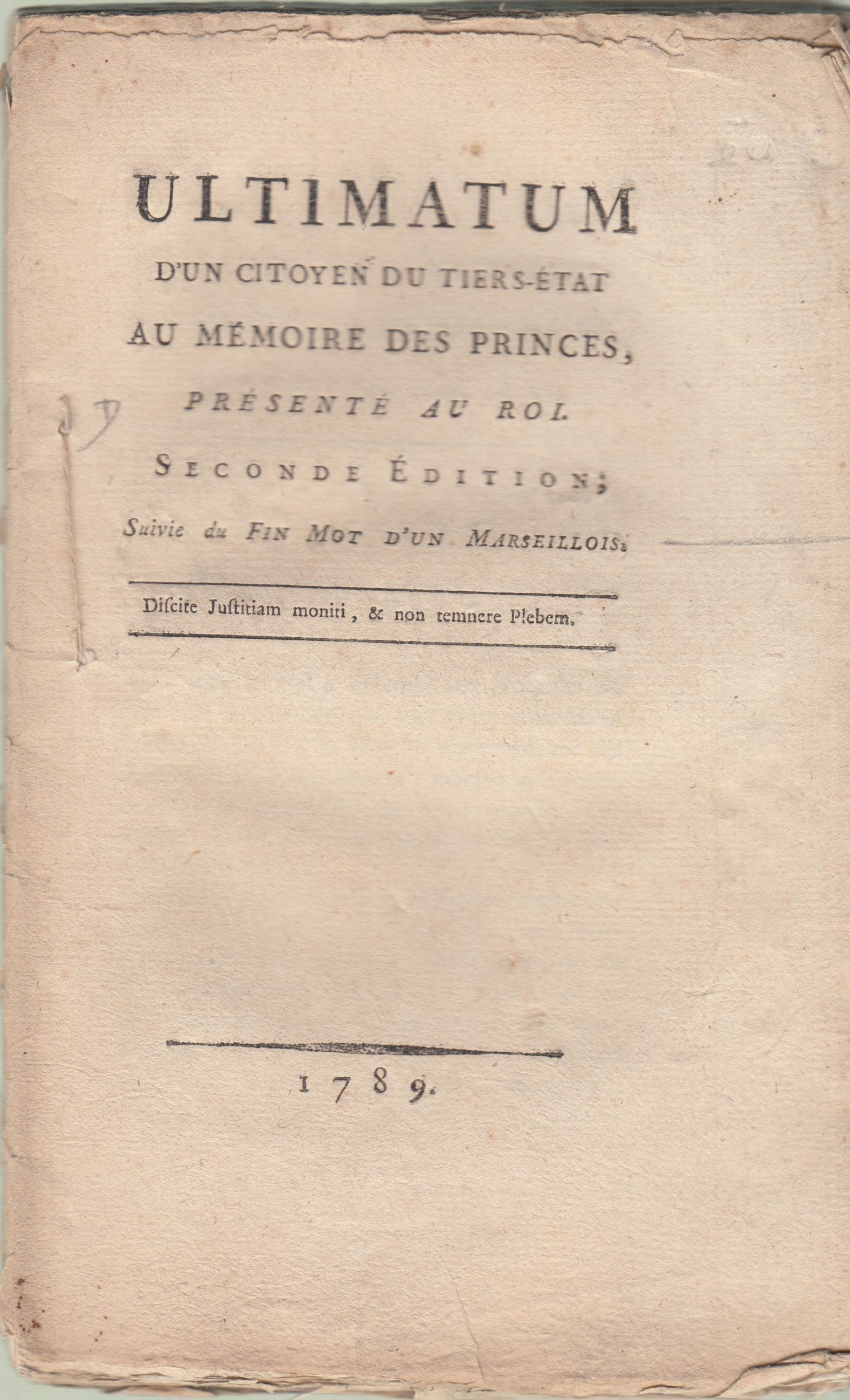 Ultimatum D'un Cito…