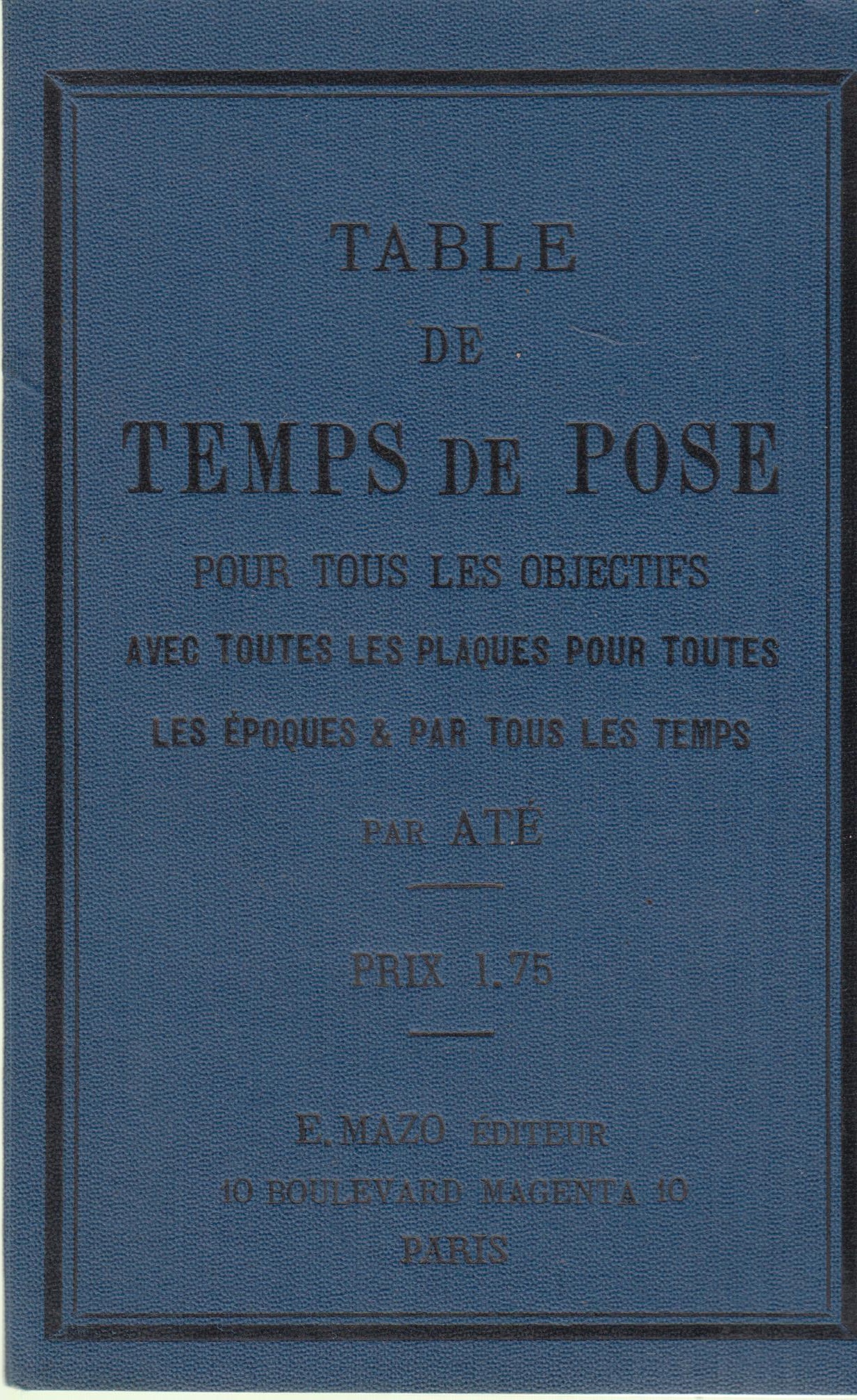 Table De Temps De P…