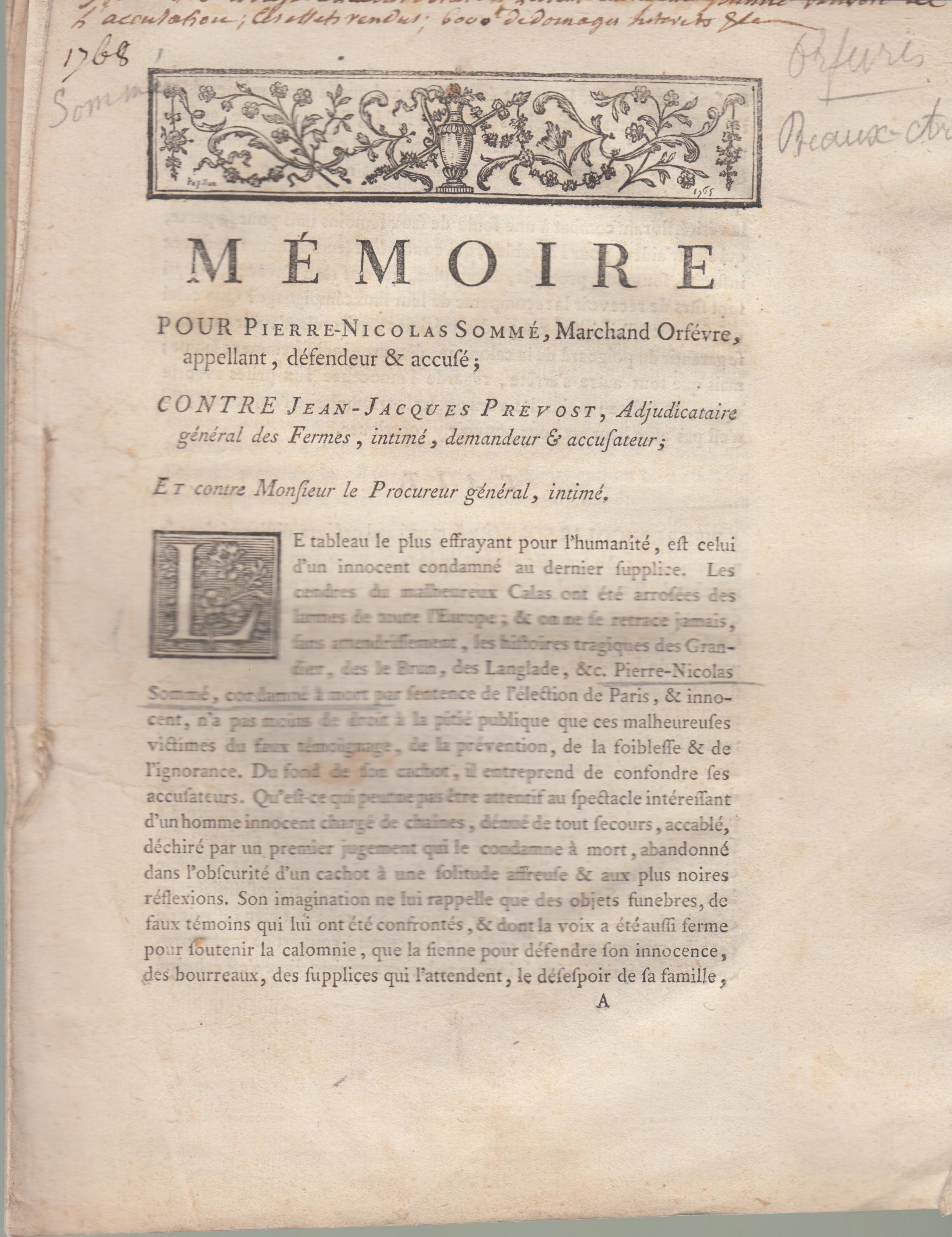 MéMoire Pour Pierre…