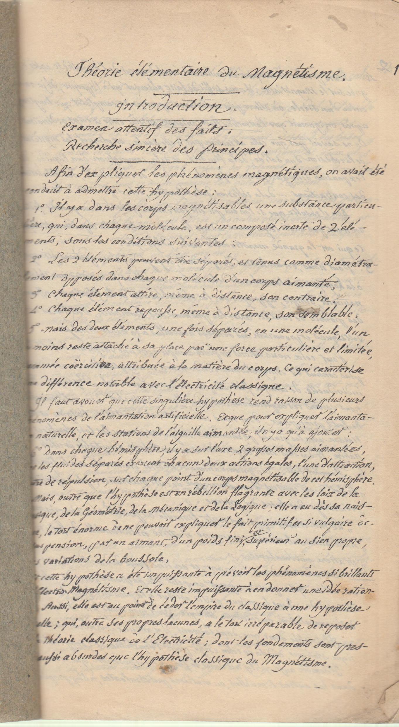 ThéOrie éLéMentaire…