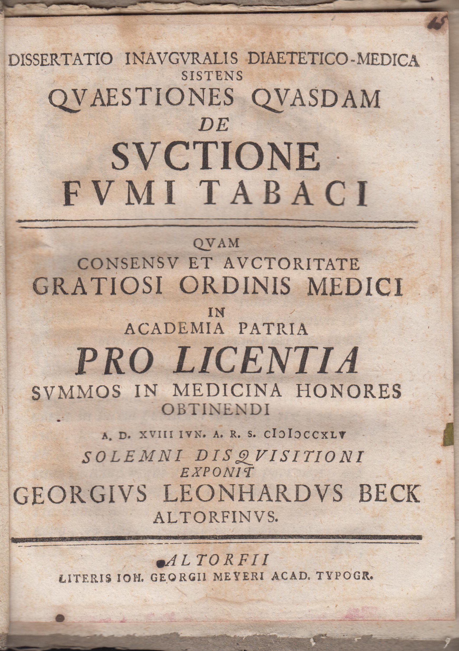 Dissertatio Inaugur… - image